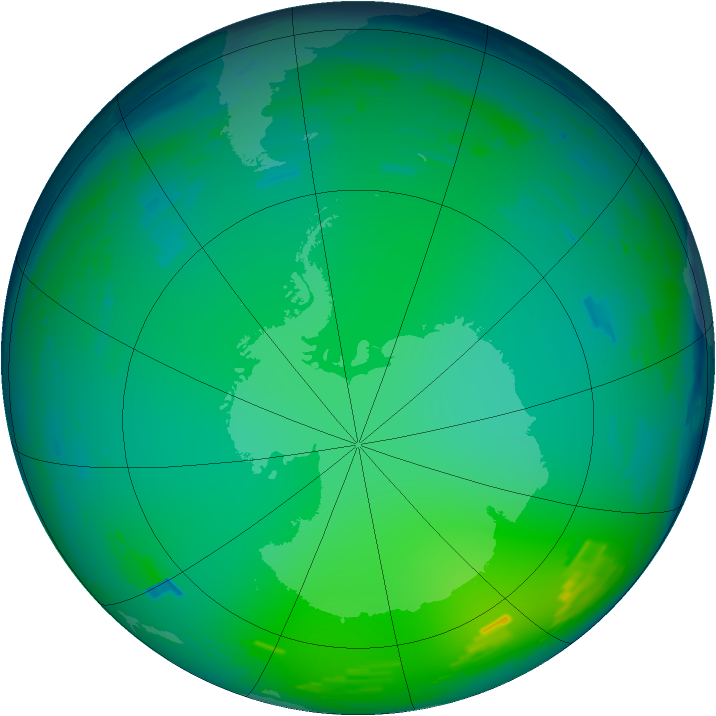 Ozone Map 1993-07-17